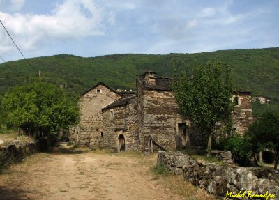 Vue du hameau de Aujaguet